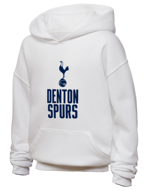 Stacked Denton Spurs Youth Hooded Sweatshirt | Swagsta