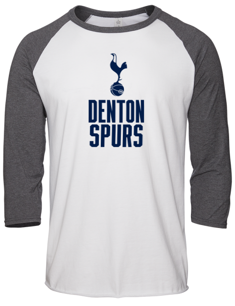 Stacked Denton Spurs Unisex Premium Three-Quarter Raglan T-Shirt | Swagsta
