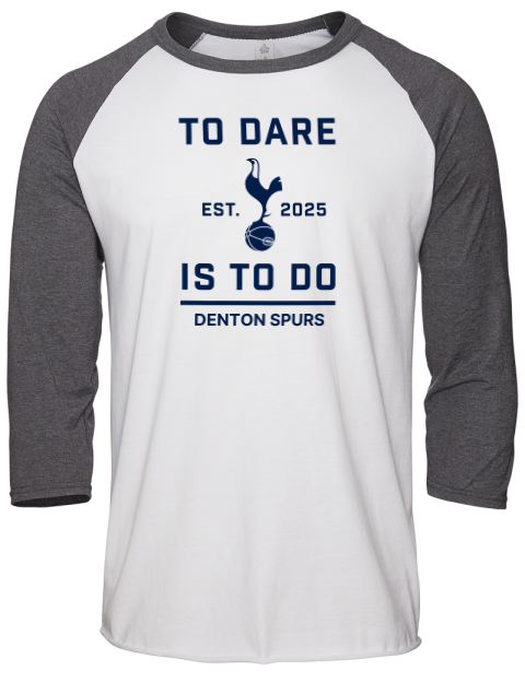 To Dare Denton Spurs Unisex Premium Three-Quarter Raglan T-Shirt | Swagsta