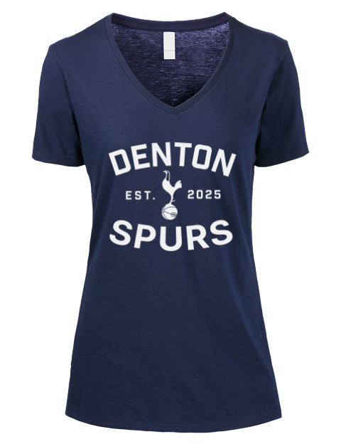 COYS Denton Spurs Premium Ladies V-Neck T-Shirt | Swagsta
