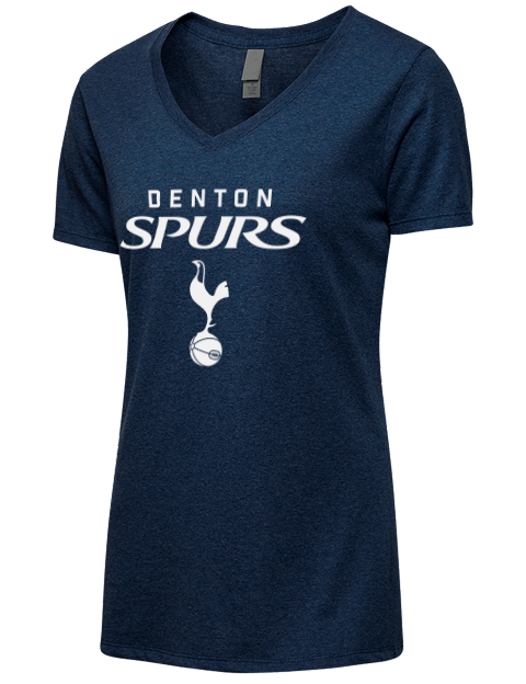 Special Edition Denton Spurs Premium Ladies V-Neck T-Shirt | Swagsta