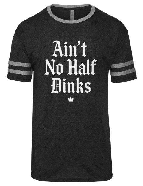No Half Dinks Pickleball Men's Tri-Blend T-Shirt | Swagsta