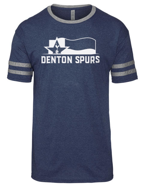 Local Club Denton Spurs Custom Men's Tri-Blend T-Shirt | Swagsta