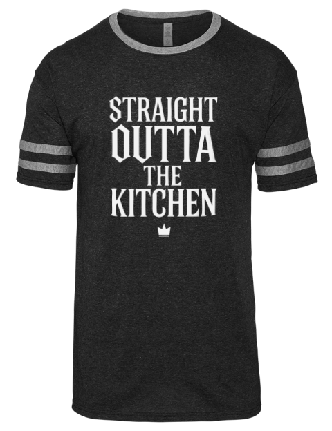 Straight Outta The Kitchen Pickleball Men's Tri-Blend T-Shirt | Swagsta