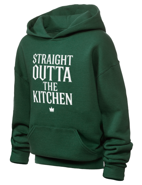 Straight Outta The Kitchen Pickleball Youth Hooded Sweatshirt | Swagsta