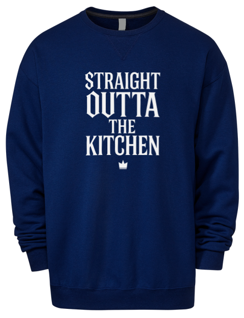 Straight Outta The Kitchen Pickleball Premium Unisex Crewneck Sweatshirt | Swagsta