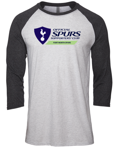 Official Fort Worth Spurs Unisex Premium Three-Quarter Raglan T-Shirt | Swagsta