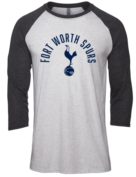 Classic Fort Worth Spurs Unisex Premium Three-Quarter Raglan T-Shirt | Swagsta