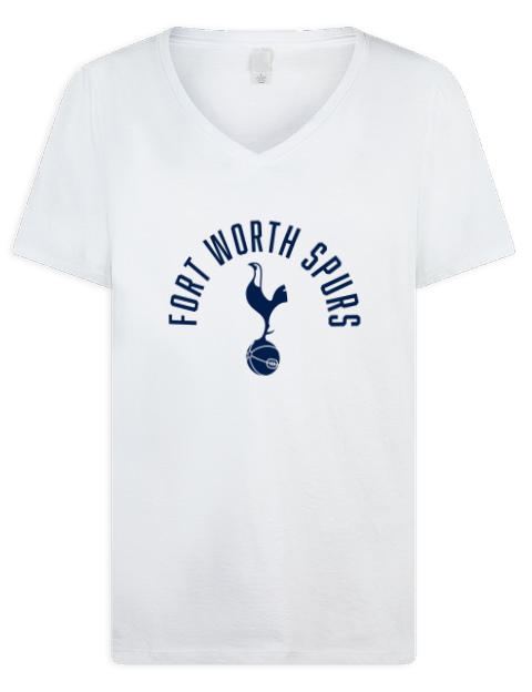 Classic Fort Worth Spurs Premium Ladies V-Neck T-Shirt | Swagsta