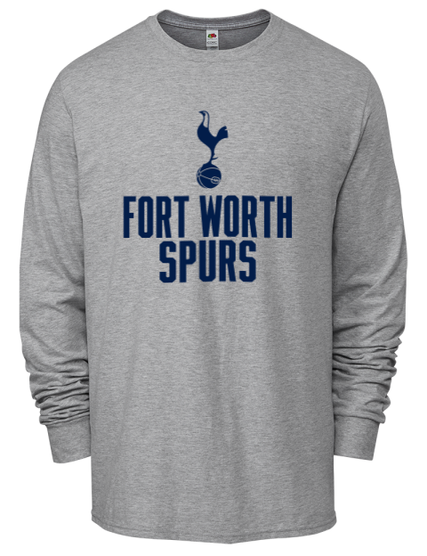 Stacked Fort Worth Spurs Men's Long-Sleeve T-Shirt | Swagsta
