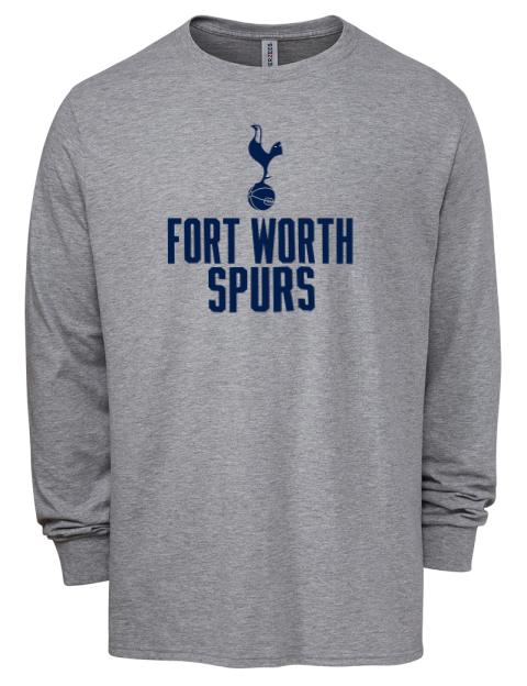 Stacked Fort Worth Spurs Men's Premium Blend Long Sleeve-T-Shirt | Swagsta