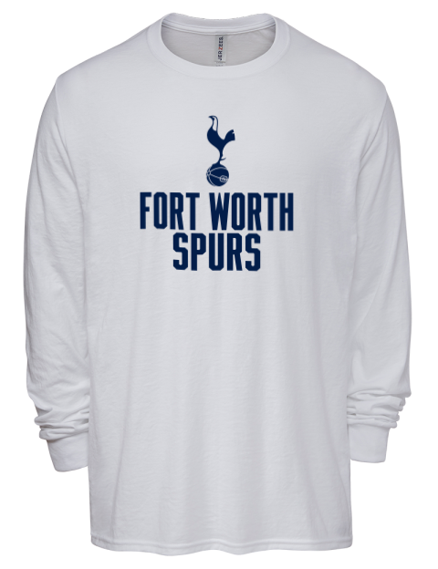 Stacked Fort Worth Spurs Men's Premium Blend Long Sleeve-T-Shirt | Swagsta