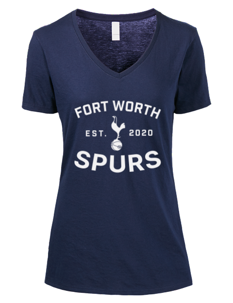 COYS Fort Worth Spurs Premium Ladies V-Neck T-Shirt | Swagsta