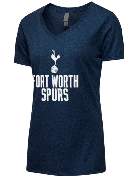 Full Stack Fort Worth Spurs Premium Ladies V-Neck T-Shirt | Swagsta