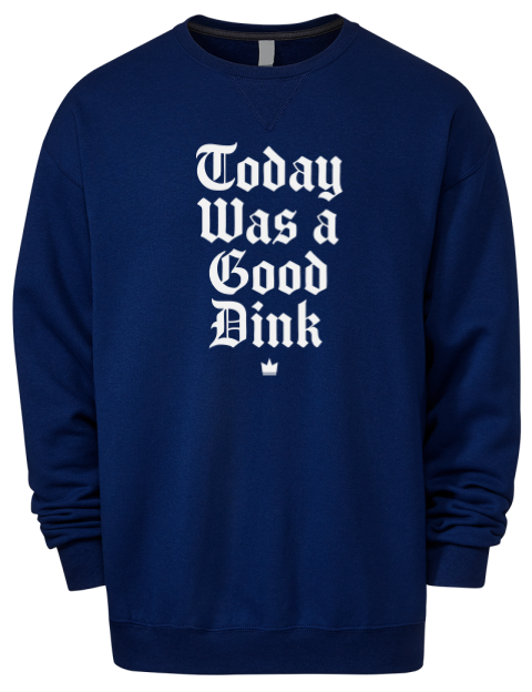 Today Was A Good Day Pickleball Premium Unisex Crewneck Sweatshirt | Swagsta