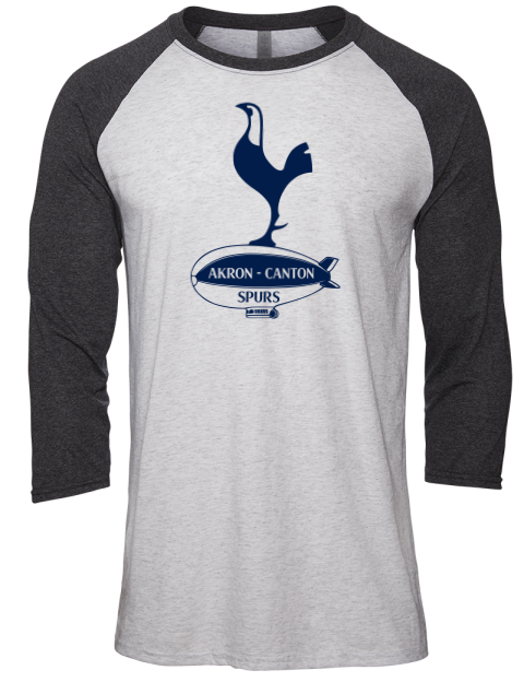 Local Club Akron Canton Spurs Custom Unisex Premium Three-Quarter Raglan T-Shirt | Swagsta