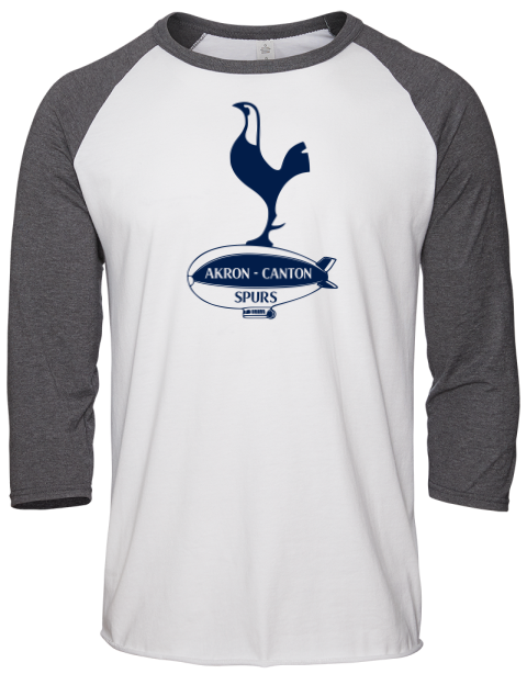 Local Club Akron Canton Spurs Custom Unisex Premium Three-Quarter Raglan T-Shirt | Swagsta