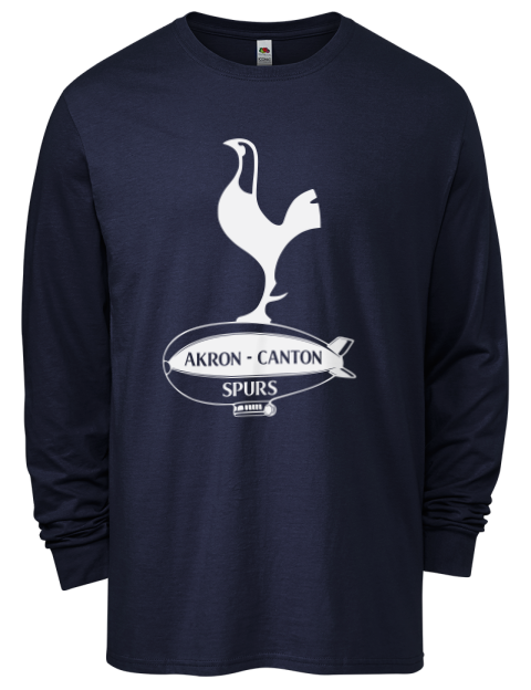 Local Club Dark Akron Canton Spurs Custom Men's Long-Sleeve T-Shirt | Swagsta