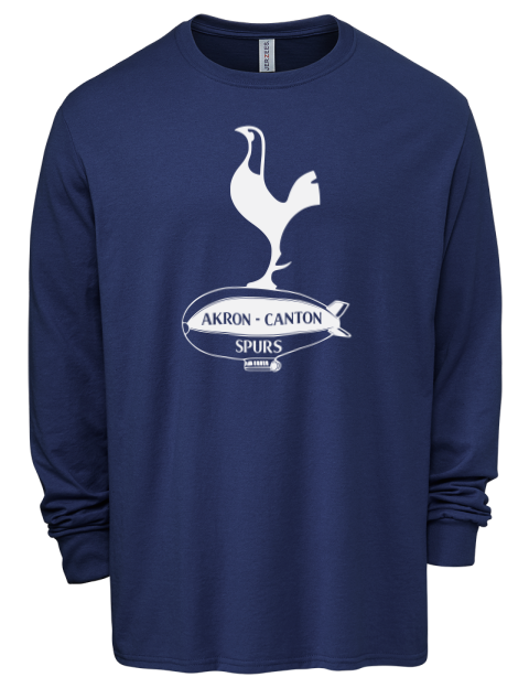 Local Club Dark Akron Canton Spurs Custom Men's Premium Blend Long Sleeve-T-Shirt | Swagsta