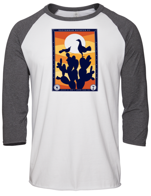Local Club Austin Spurs Custom Unisex Premium Three-Quarter Raglan T-Shirt | Swagsta