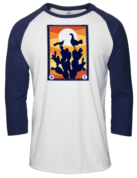 Local Club Austin Spurs Custom Unisex Premium Three-Quarter Raglan T-Shirt | Swagsta