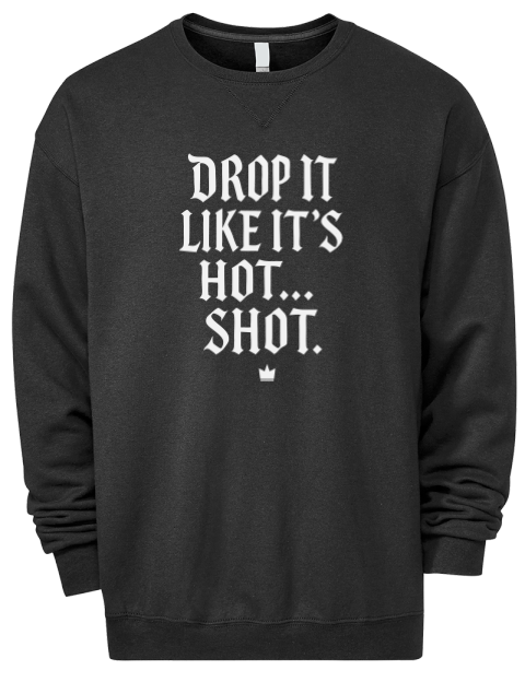 Drop It Like Its Hot Pickleball Premium Unisex Crewneck Sweatshirt | Swagsta