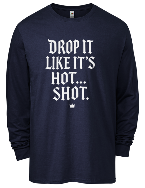 Drop It Like Its Hot Pickleball Men's Long-Sleeve T-Shirt | Swagsta