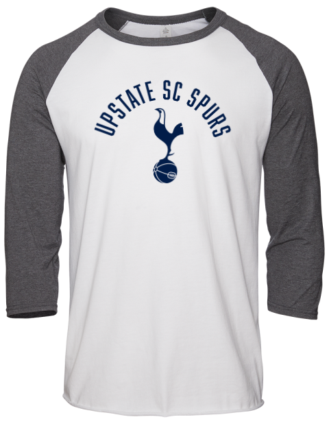 Classic Upstate SC Spurs Unisex Premium Three-Quarter Raglan T-Shirt | Swagsta