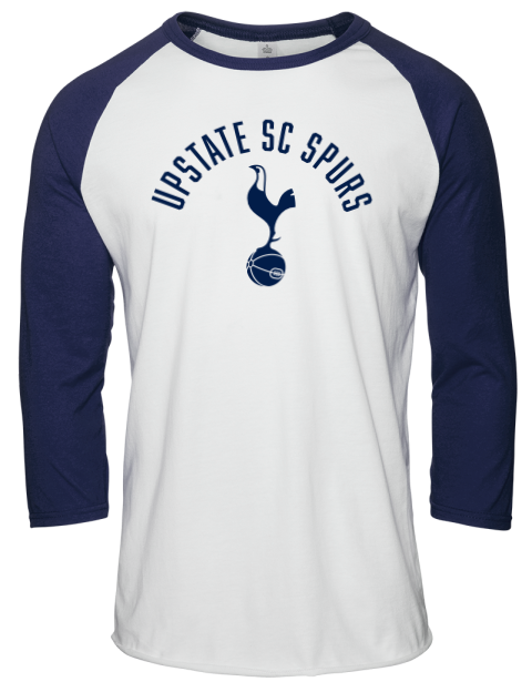 Classic Upstate SC Spurs Unisex Premium Three-Quarter Raglan T-Shirt | Swagsta