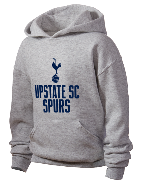 Stacked Upstate SC Spurs Youth Hooded Sweatshirt | Swagsta