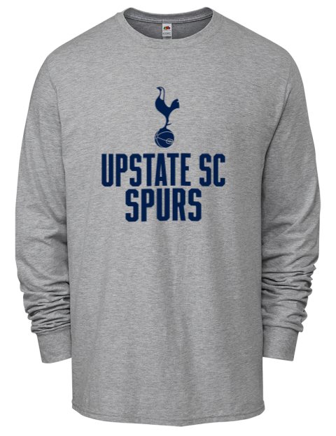 Stacked Upstate SC Spurs Men's Long-Sleeve T-Shirt | Swagsta