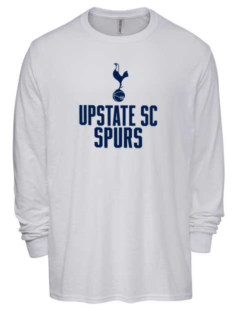 Stacked Upstate SC Spurs Men's Premium Blend Long Sleeve-T-Shirt | Swagsta