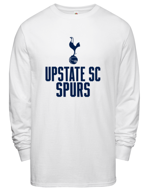 Stacked Upstate SC Spurs Men's Long-Sleeve T-Shirt | Swagsta