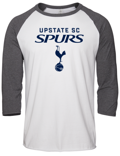 Classic Edition Upstate SC Spurs Unisex Premium Three-Quarter Raglan T-Shirt | Swagsta