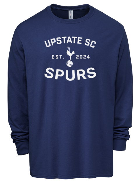 COYS Upstate SC Spurs Men's Premium Blend Long Sleeve-T-Shirt | Swagsta