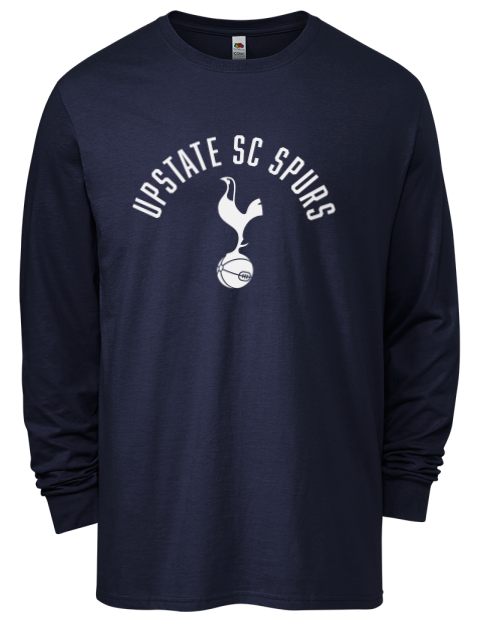 Arched Upstate SC Spurs Men's Long-Sleeve T-Shirt | Swagsta