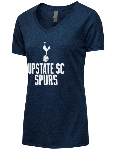 Full Stack Upstate SC Spurs Premium Ladies V-Neck T-Shirt | Swagsta