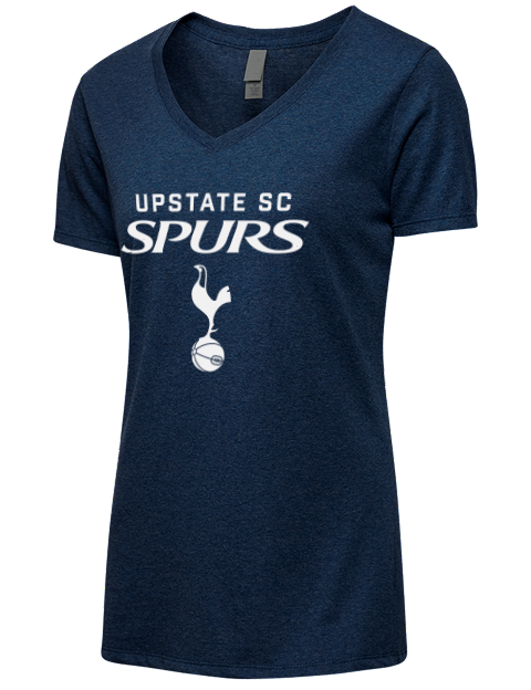 Special Edition Upstate SC Spurs Premium Ladies V-Neck T-Shirt | Swagsta
