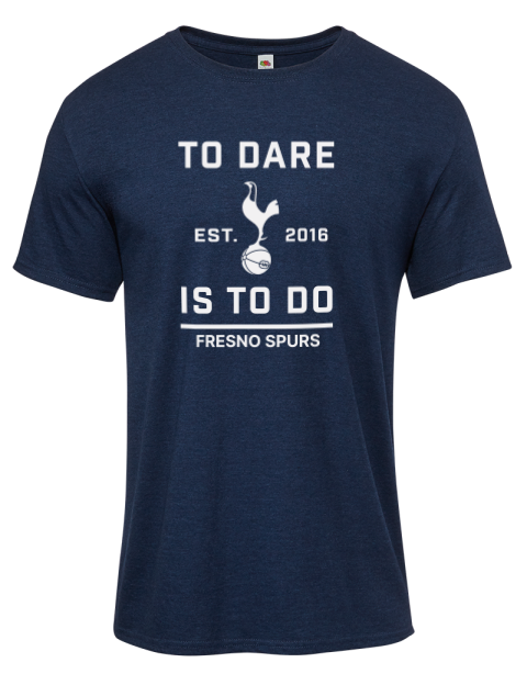 To Dare Is To Do Fresno Spurs Iconic Men's T-Shirt | Swagsta