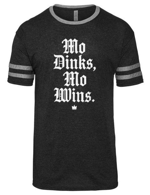 Mo Dinks Mo Wins Pickleball Men's Tri-Blend T-Shirt | Swagsta