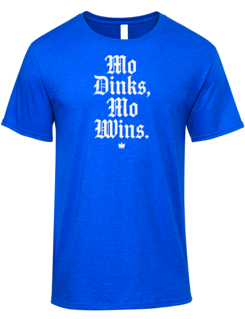 Mo Dinks Mo Wins Pickleball Premium Ring-Spun Cotton Unisex T-Shirt | Swagsta