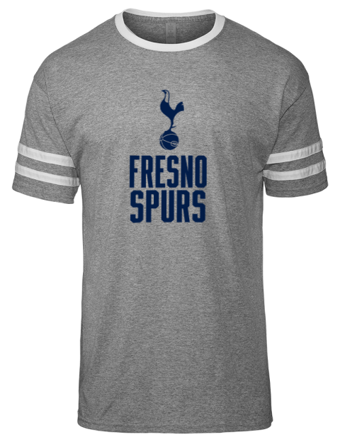 Stacked Fresno Spurs Men's Tri-Blend T-Shirt | Swagsta
