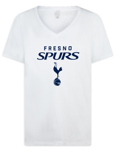 Classic Edition Fresno Spurs Premium Ladies V-Neck T-Shirt | Swagsta