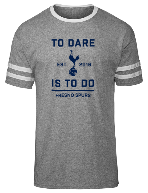 To Dare Fresno Spurs Men's Tri-Blend T-Shirt | Swagsta