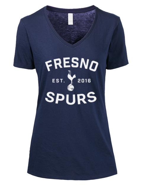 COYS Fresno Spurs Premium Ladies V-Neck T-Shirt | Swagsta