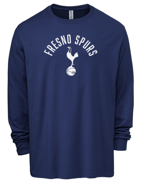 Arched Fresno Spurs Men's Premium Blend Long Sleeve-T-Shirt | Swagsta