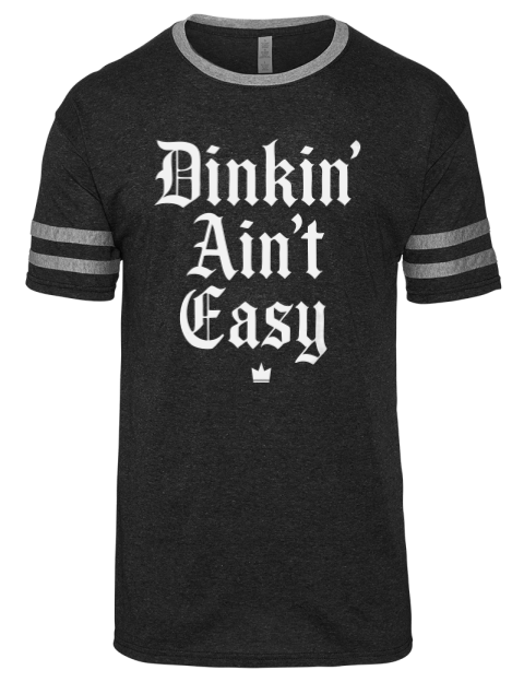 Dink'n Aint't Easy Pickleball Men's Tri-Blend T-Shirt | Swagsta