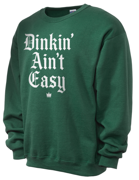 Dink'n Aint't Easy Pickleball Unisex Crewneck Sweatshirt | Swagsta