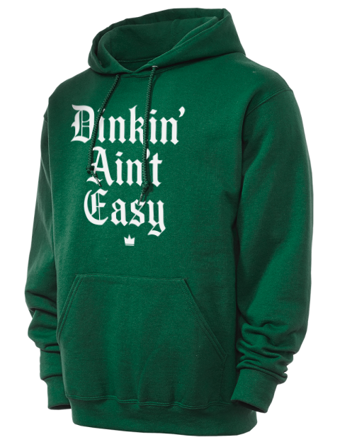 Dink'n Aint't Easy Pickleball Unisex Hooded Sweatshirt | Swagsta
