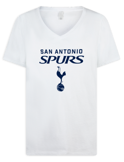 Classic Edition San Antonio Spurs Premium Ladies V-Neck T-Shirt | Swagsta